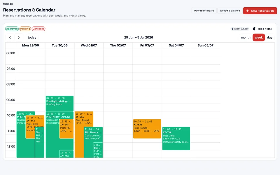 Booking detail